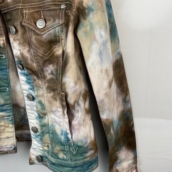 Guess Tie Dye Jean Jacket - Picture 3 of 14